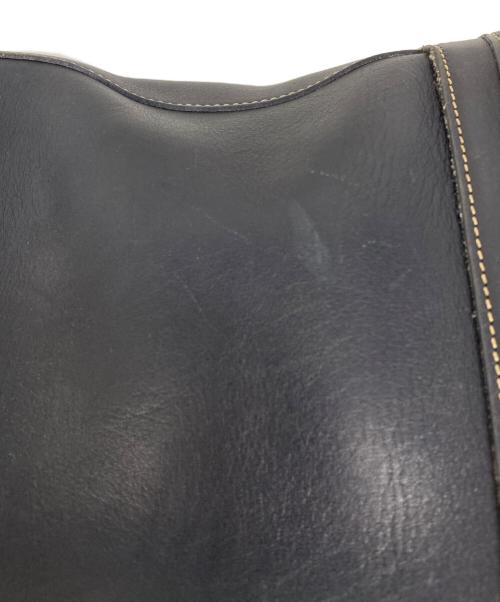 COACH（コーチ）COACH (コーチ) レザーハンドバッグ ブラックの古着・服飾アイテム