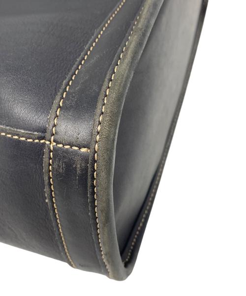 COACH（コーチ）COACH (コーチ) レザーハンドバッグ ブラックの古着・服飾アイテム