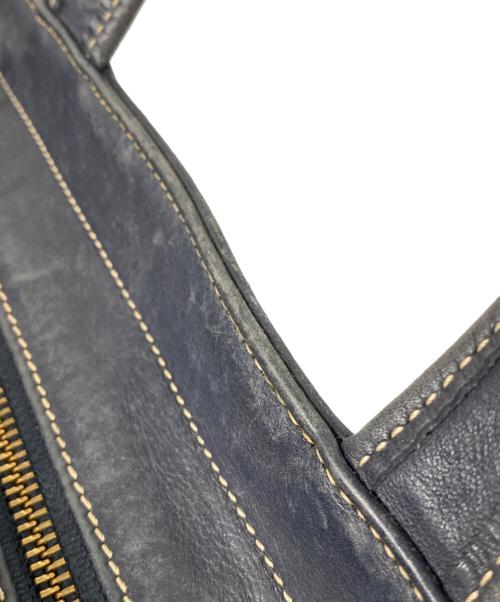 COACH（コーチ）COACH (コーチ) レザーハンドバッグ ブラックの古着・服飾アイテム
