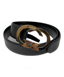 GUCCI（グッチ）の古着「ダブルGロゴベルト」｜ブラック