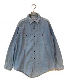 Sears（シアーズ）の古着「50-60s シャンブレーシャツ」｜ブルー