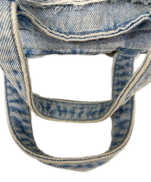 DIESEL（ディーゼル）DIESEL (ディーゼル) ダメージ加工 デニム2WAYトートバッグ インディゴ サイズ:なしの古着・服飾アイテム