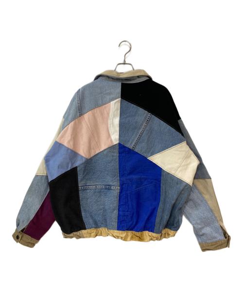 CarHartt（カーハート）CarHartt (カーハート) 再構築パッチワークジャケット マルチカラー サイズ:XLの古着・服飾アイテム