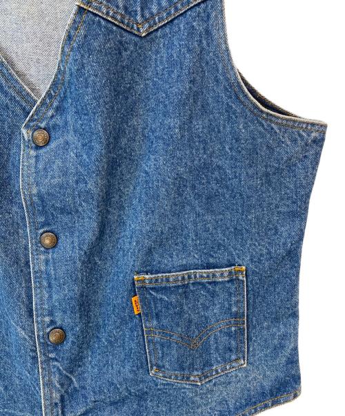 LEVI'S（リーバイス）LEVI'S (リーバイス) 80’s デニムベスト ブルー サイズ:Lの古着・服飾アイテム