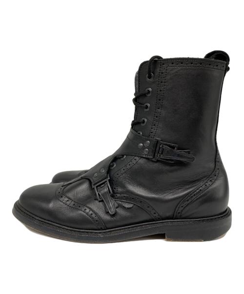 MUGLER（ミュグレー）MUGLER (ミュグレー) Underground (アンダーグラウンド) レースアップブーツ ブラック サイズ:9の古着・服飾アイテム