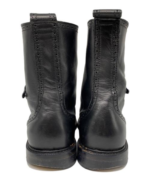 MUGLER（ミュグレー）MUGLER (ミュグレー) Underground (アンダーグラウンド) レースアップブーツ ブラック サイズ:9の古着・服飾アイテム