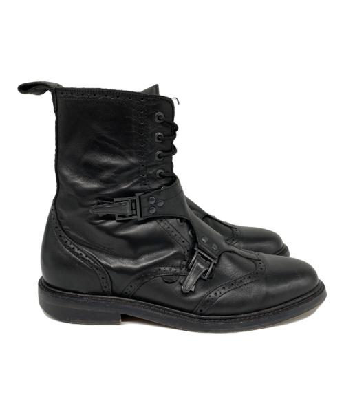 MUGLER（ミュグレー）MUGLER (ミュグレー) Underground (アンダーグラウンド) レースアップブーツ ブラック サイズ:9の古着・服飾アイテム