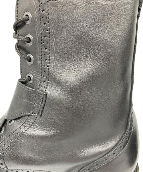 MUGLER（ミュグレー）MUGLER (ミュグレー) Underground (アンダーグラウンド) レースアップブーツ ブラック サイズ:9の古着・服飾アイテム