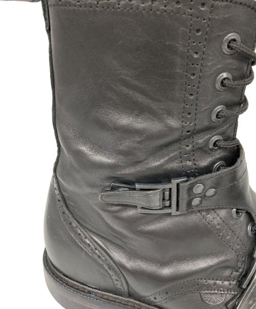 MUGLER（ミュグレー）MUGLER (ミュグレー) Underground (アンダーグラウンド) レースアップブーツ ブラック サイズ:9の古着・服飾アイテム