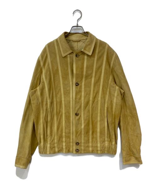 KAPRAUN（カプラウン）KAPRAUN (カプラウン) スウェードジャケット ベージュ サイズ:56の古着・服飾アイテム