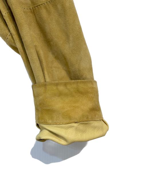 KAPRAUN（カプラウン）KAPRAUN (カプラウン) スウェードジャケット ベージュ サイズ:56の古着・服飾アイテム