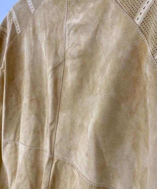 KAPRAUN（カプラウン）KAPRAUN (カプラウン) スウェードジャケット ベージュ サイズ:56の古着・服飾アイテム