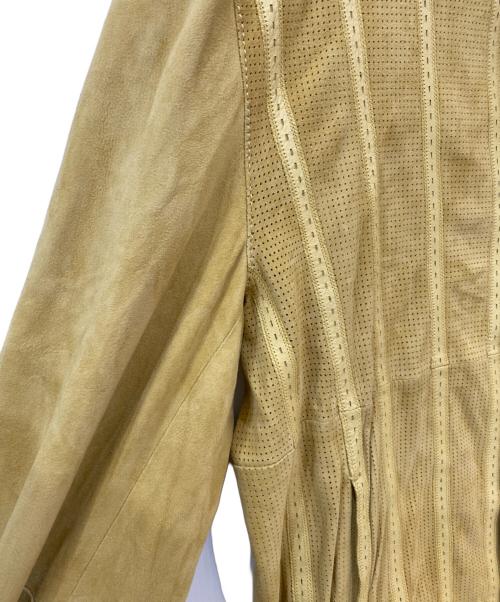 KAPRAUN（カプラウン）KAPRAUN (カプラウン) スウェードジャケット ベージュ サイズ:56の古着・服飾アイテム