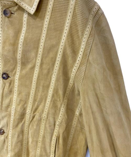 KAPRAUN（カプラウン）KAPRAUN (カプラウン) スウェードジャケット ベージュ サイズ:56の古着・服飾アイテム