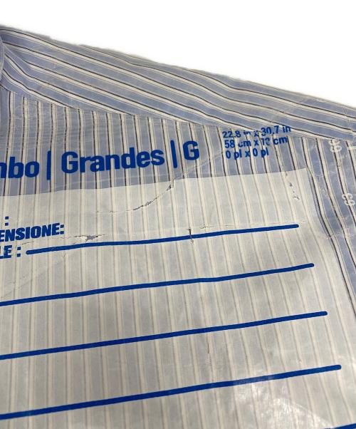 doublet（ダブレット）doublet (ダブレット) OVERSIZED FREEZER-BAG PACKAGE SHIRT ブルー サイズ:Mの古着・服飾アイテム