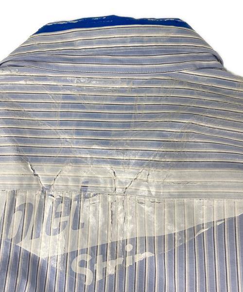 doublet（ダブレット）doublet (ダブレット) OVERSIZED FREEZER-BAG PACKAGE SHIRT ブルー サイズ:Mの古着・服飾アイテム