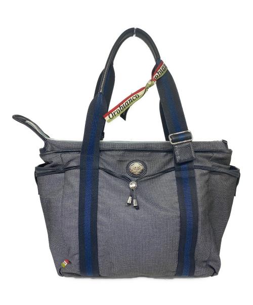 Orobianco（オロビアンコ）Orobianco (オロビアンコ) デニム×レザートートバッグ ネイビー サイズ:なしの古着・服飾アイテム