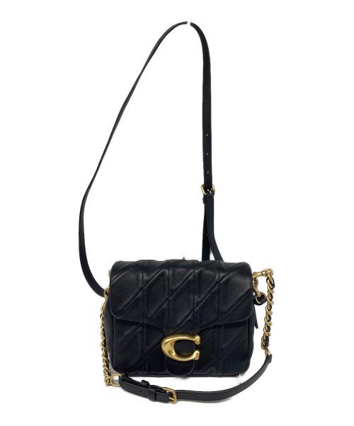 COACH（コーチ）COACH (コーチ) タイムズ スクエア タビー ショルダー バッグ・キルティング ブラックの古着・服飾アイテム