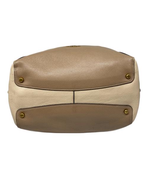 COACH（コーチ）COACH (コーチ) ハドリー ホーボー カラーブロック ワンショルダーバッグ ベージュ×グリーン サイズ:なしの古着・服飾アイテム