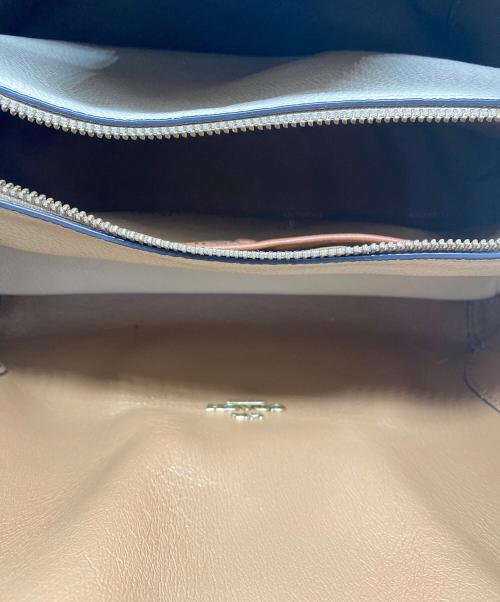 COACH（コーチ）COACH (コーチ) ハドリー ホーボー カラーブロック ワンショルダーバッグ ベージュ×グリーン サイズ:なしの古着・服飾アイテム