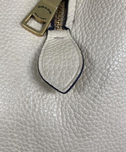COACH（コーチ）COACH (コーチ) ハドリー ホーボー カラーブロック ワンショルダーバッグ ベージュ×グリーン サイズ:なしの古着・服飾アイテム