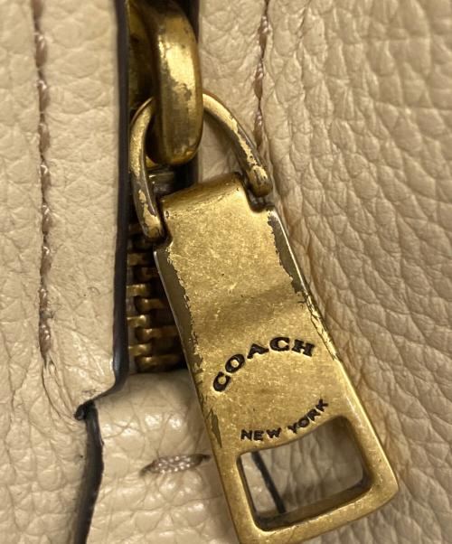 COACH（コーチ）COACH (コーチ) ハドリー ホーボー カラーブロック ワンショルダーバッグ ベージュ×グリーン サイズ:なしの古着・服飾アイテム