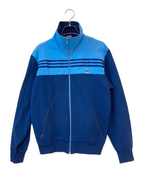 adidas（アディダス）adidas (アディダス) ヴィンテージトラックジャケット ブルー×ネイビー サイズ:4の古着・服飾アイテム