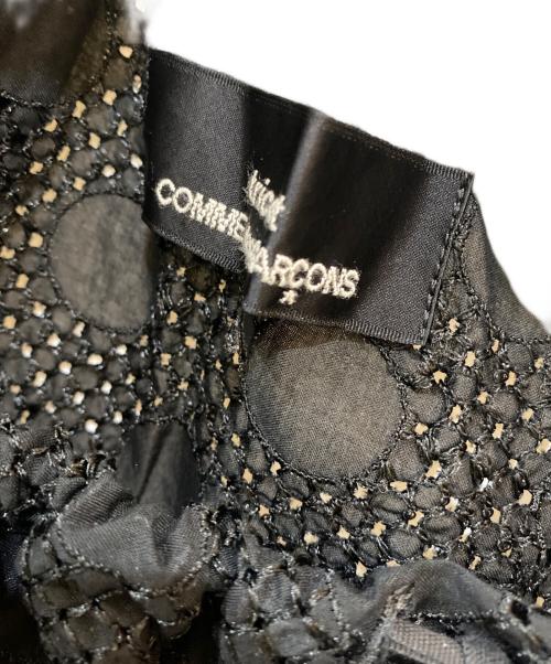 COMME des GARCONS（コムデギャルソン）COMME des GARCONS (コムデギャルソン) カットワークブラウス ブラック サイズ:Mの古着・服飾アイテム