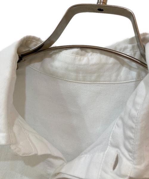 Y's（ワイズ）Y's (ワイズ) 23AW THIN COTTON TWILL HALF SLEEVE BOX SHIRT ホワイト サイズ:2の古着・服飾アイテム