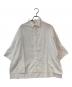 Y's（ワイズ）の古着「23AW THIN COTTON TWILL HALF SLEEVE BOX SHIRT」｜ホワイト