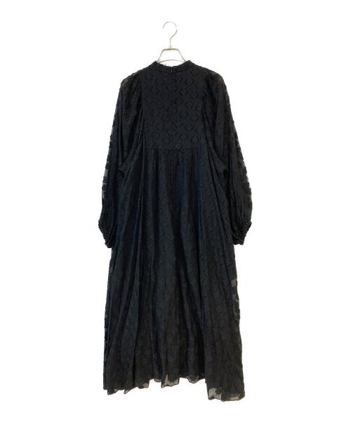 IENA（イエナ）IENA (イエナ) フラワージャガードボザムドレス ブラック サイズ:36の古着・服飾アイテム