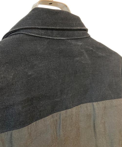 MAINU（マイヌ）MAINU (マイヌ) 切替デニムジャケット ブラック サイズ:3の古着・服飾アイテム