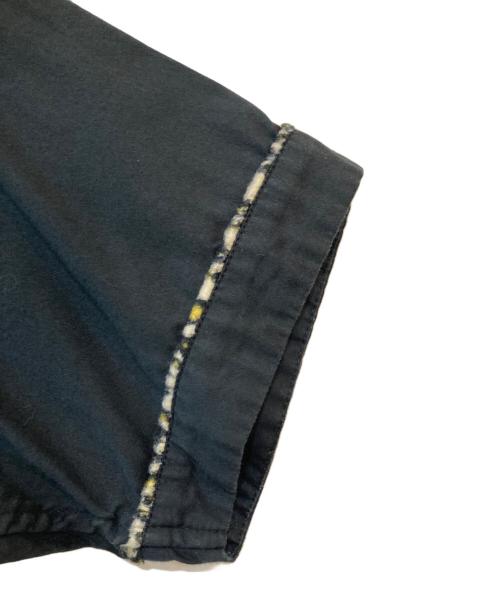Schott（ショット）Schott (ショット) 豹柄パイピングボーリングシャツ ブラック サイズ:Ｓの古着・服飾アイテム
