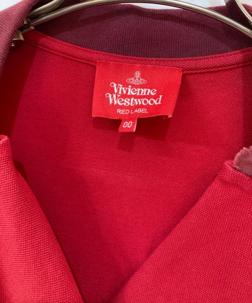 Vivienne Westwood（ヴィヴィアンウエストウッド）Vivienne Westwood (ヴィヴィアンウエストウッド) ラブフリルポロワンピ レッド サイズ:00の古着・服飾アイテム