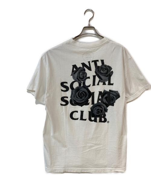anti social social CLUB（アンチソーシャルソーシャルクラブ）ANTI SOCIAL SOCIAL CLUB (アンチソーシャルソーシャルクラブ) ロゴプリントTシャツ ホワイト サイズ:Lの古着・服飾アイテム