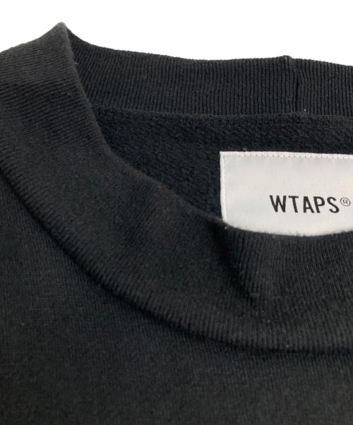 WTAPS（ダブルタップス）WTAPS (ダブルタップス) 20AW COLLEGE MOCK NECK COPO スウェット ブラックの古着・服飾アイテム