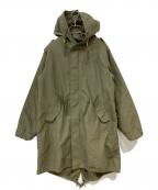 HOUSTONヒューストン）の古着「M-51 PARKA ライナー付モッズコート」｜カーキ