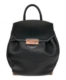 ALEXANDER WANG（アレキサンダー・ワン）の古着「Prisma Skeletal Textured-leather Backpack」｜ブラック