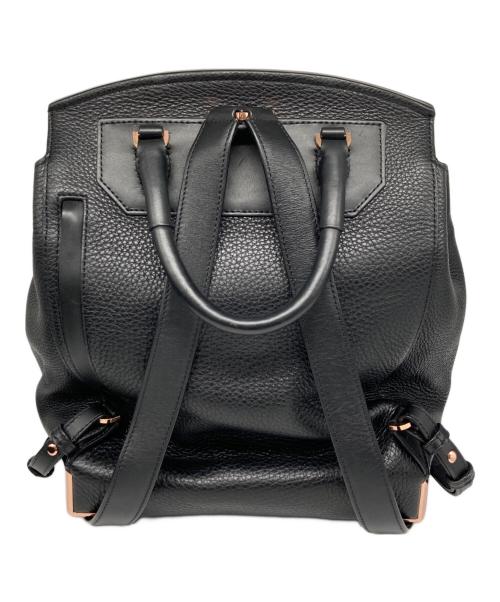 ALEXANDER WANG（アレキサンダー・ワン）ALEXANDER WANG (アレキサンダー・ワン) Prisma Skeletal Textured-leather Backpack ブラックの古着・服飾アイテム