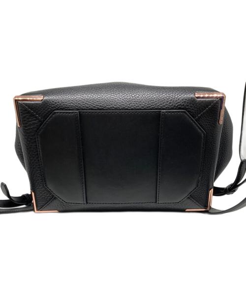 ALEXANDER WANG（アレキサンダー・ワン）ALEXANDER WANG (アレキサンダー・ワン) Prisma Skeletal Textured-leather Backpack ブラックの古着・服飾アイテム