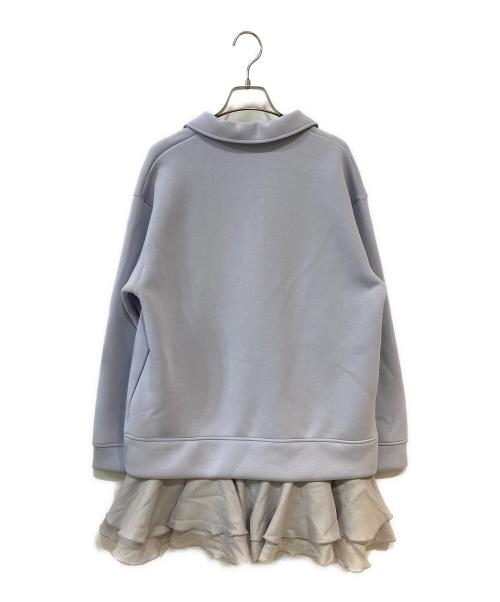 Snidel（スナイデル）Snidel (スナイデル) スキッパーミニワンピース ブルー サイズ: Freeの古着・服飾アイテム