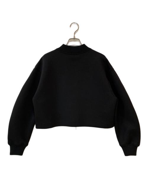 Calvin Klein Jeans（カルバンクラインジーンズ）Calvin Klein Jeans (カルバンクラインジーンズ) ボンバージャケット - オーバーサイズショートジップボンバージャケット ブラック サイズ:XXS 未使用品の古着・服飾アイテム