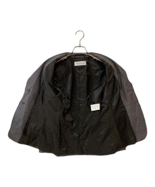 MaxMara（マックスマーラ）MaxMara (マックスマーラ) ウールテーラードジャケット グレー サイズ:40の古着・服飾アイテム