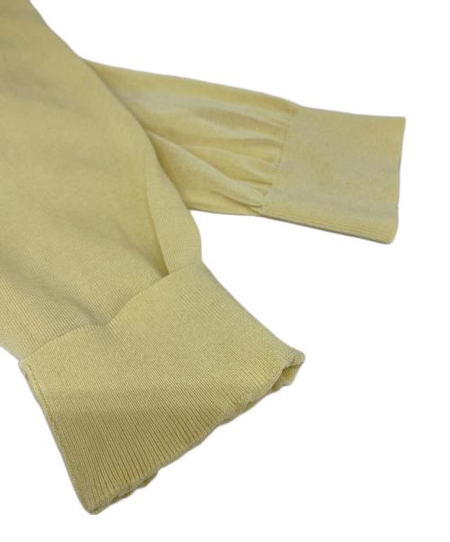 IENA（イエナ）IENA (イエナ) アセテートシルクVネックカーディガン イエロー サイズ:Free 未使用品の古着・服飾アイテム