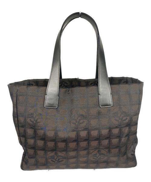 CHANEL（シャネル）CHANEL (シャネル) ニュートラベルライントートバッグ ブラウンの古着・服飾アイテム