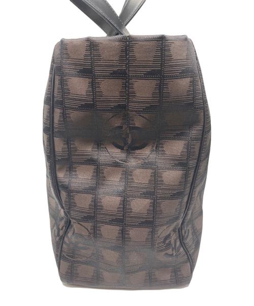 CHANEL（シャネル）CHANEL (シャネル) ニュートラベルライントートバッグ ブラウンの古着・服飾アイテム