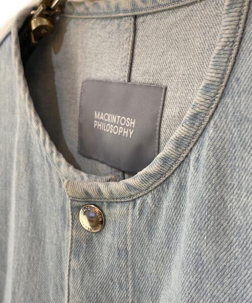 MACKINTOSH PHILOSOPHY（マッキントッシュ フィロソフィー）MACKINTOSH PHILOSOPHY (マッキントッシュ フィロソフィー) GREY LABEL デニムジャケット ブルー サイズ:6の古着・服飾アイテム
