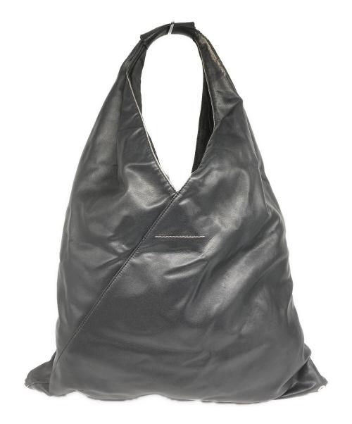 MM6 Maison Margiela（エムエムシックスメゾンマルジェラ）MM6 Maison Margiela (エムエムシックスメゾンマルジェラ) Japanese フェイクレザー バッグ ブラックの古着・服飾アイテム