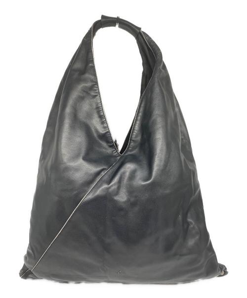 MM6 Maison Margiela（エムエムシックスメゾンマルジェラ）MM6 Maison Margiela (エムエムシックスメゾンマルジェラ) Japanese フェイクレザー バッグ ブラックの古着・服飾アイテム