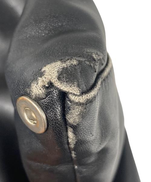 MM6 Maison Margiela（エムエムシックスメゾンマルジェラ）MM6 Maison Margiela (エムエムシックスメゾンマルジェラ) Japanese フェイクレザー バッグ ブラックの古着・服飾アイテム